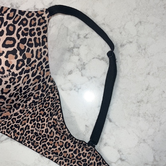 PINK Victoria’s Secret push up leopard print bra-size 36DD - Picture 6 of 6